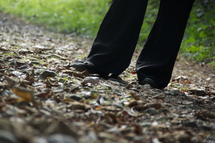 She had, for the record, completely failed to bring sensible shoes for the occasion.