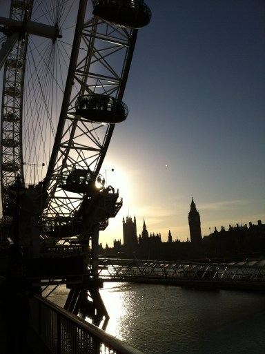 I really don't have that many jokes about the London Eye.