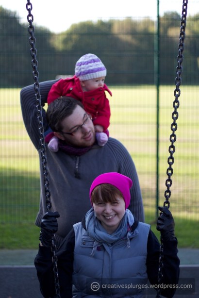 My sister-in-law, brother-in-law, and niece.
