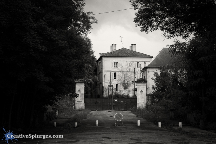 An eerie-looking house in Verdun, France