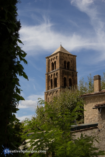 The church at Moustiers-Sainte-Marie, France